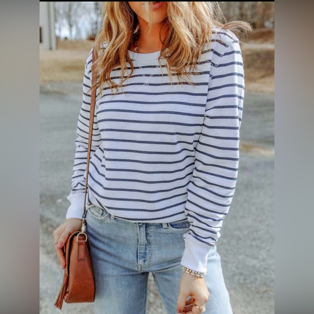 New! Striped Sweater